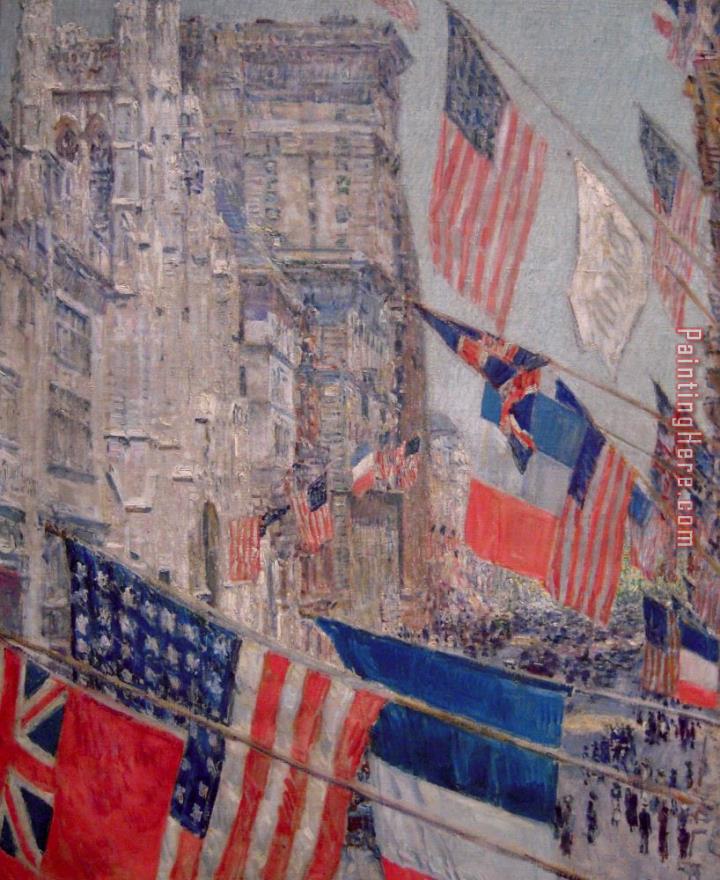 childe hassam Allies Day, May 1917
